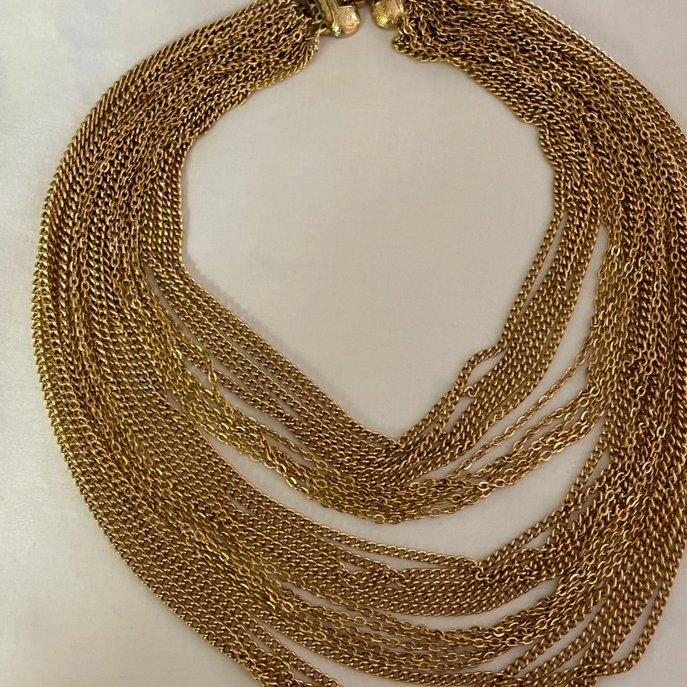 Women's gold costume jewelry